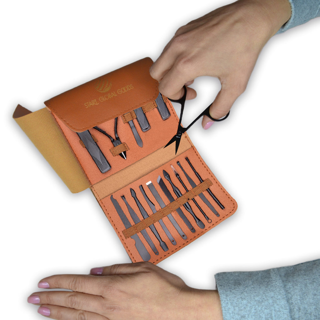 Manicure Care Set 16 Piece Snap
